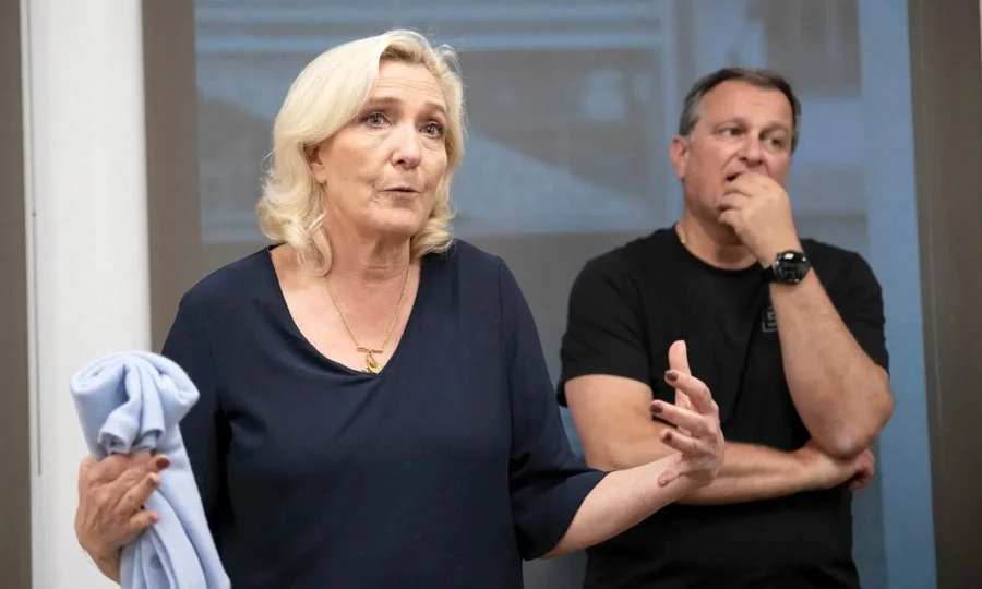 French politician Louis Aliot speaking